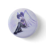 "Imperfect Angel" (purple) Button