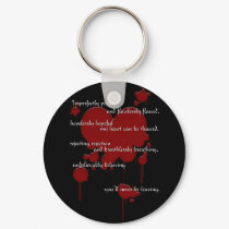 Imperfectly Perfect Keychain by LoveYouNots Imperfectly Perfect Keychain