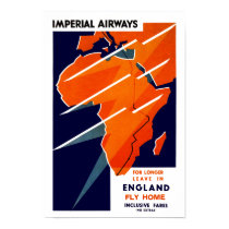 Imperial Airways Africa Posters