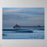 Imperial Beach Moon Set Print