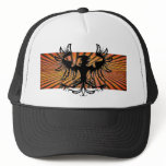 Imperial Eagle Orange Rising Sun Baseball Hat