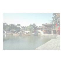 Imperial shopping arcade at Summer Palace, Beijing Custom Stationery