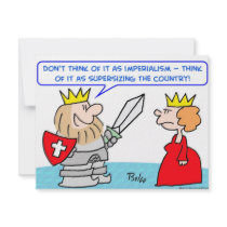 imperialism supersizing country king invitations