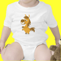 Impetuous Cartoon Pony Baby Apparel t-shirts by Lioness_Graphics Impetuous Cartoon Pony Baby Apparel t-shirts