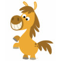 Impetuous Cartoon Pony Children T-shirt