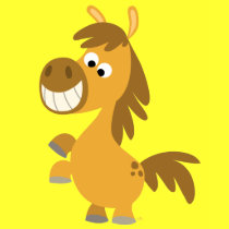 Impetuous Cartoon Pony Children T-shirt by Lioness_Graphics Impetuous Cartoon Pony Children T-shirt