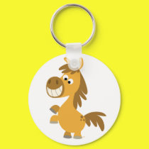 Impetuous Cartoon Pony Keychain by Lioness_Graphics Impetuous Cartoon Pony Keychain