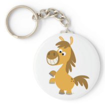 Impetuous Cartoon Pony Keychain