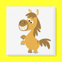 Impetuous Cartoon Pony Magnet by Lioness_Graphics Impetuous Cartoon Pony Magnet