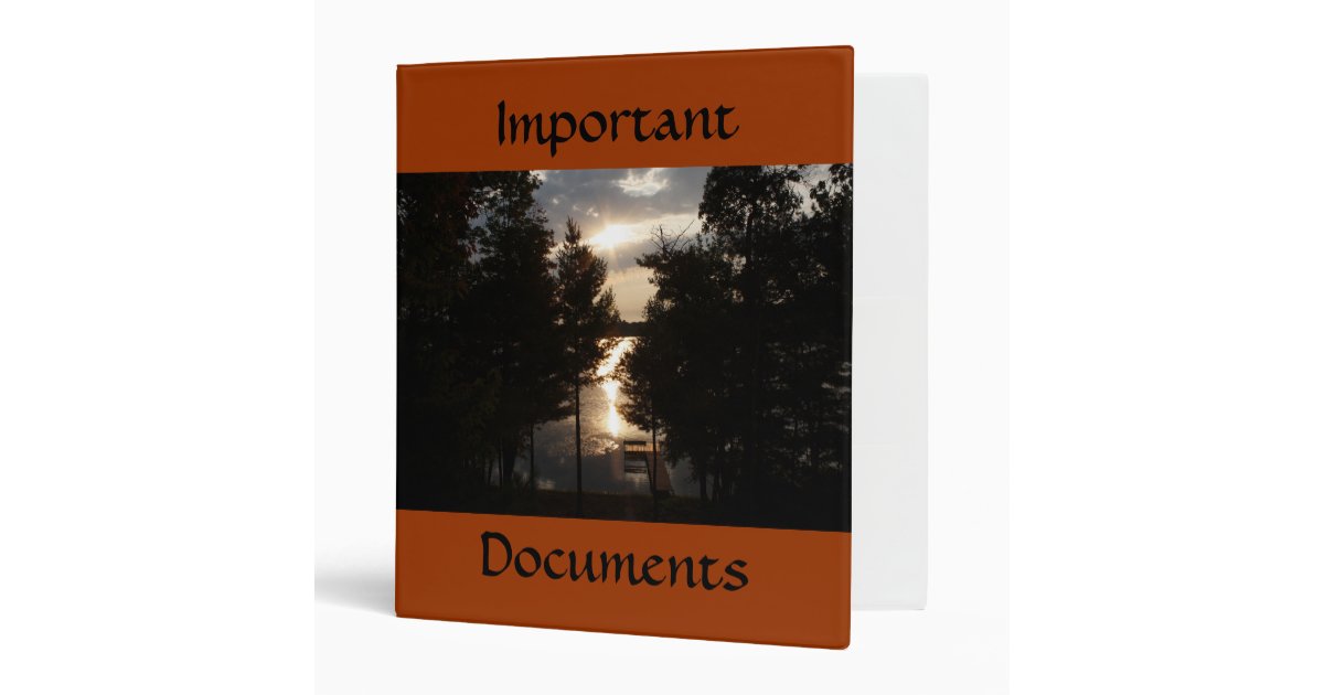 important-documents-binder-zazzle