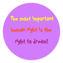 Important Human Rights stickers