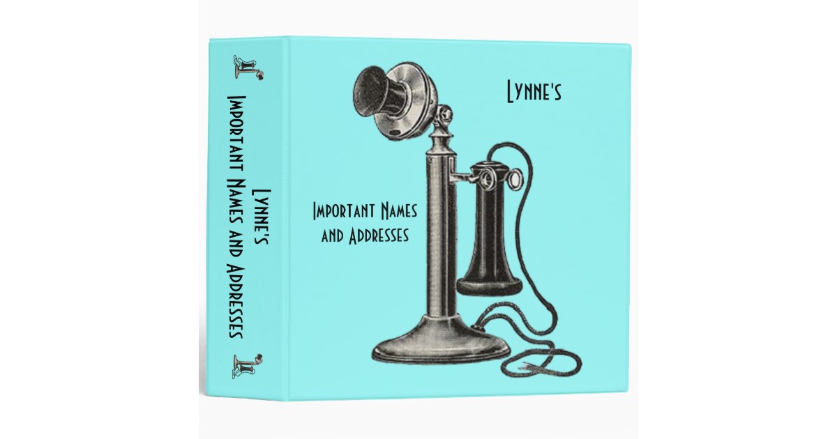 Address Book Ring Binder A Address Book Ring Binder A