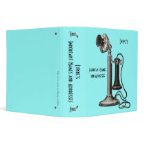 Important Names and Address book 3 Ring Binder