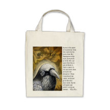 Importe del cuervo bolsa de mano