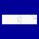 Impossibe Rectangular Object bumper stickers