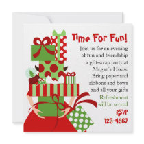 Impossible Gift Stack invitations