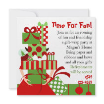 Impossible Gift Stack invitations