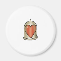 Impossible Love - Love Condom Magnet
