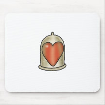 Impossible Love - Love Condom Mouse Mats