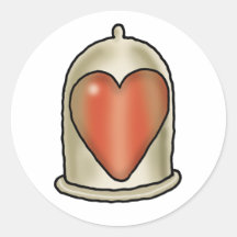 Impossible Love - Love Condom Stickers