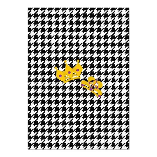 Impossible Mardi Gras Stack Personalized Invites