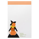 Impossible Pumpkin Stack Stationery Paper