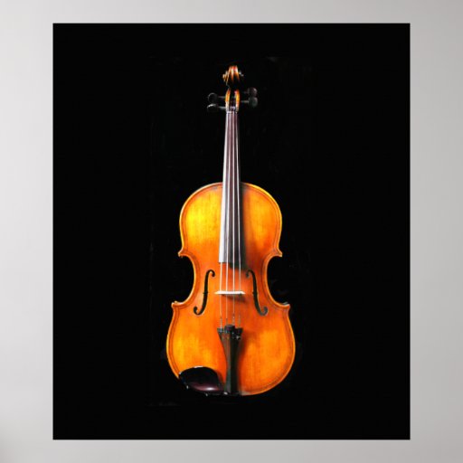 Impresión del poster de la viola/del violín