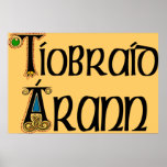 Impresión del poster de Tipperary (gaélico)