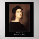 Impresión del poster del autorretrato de Raphael