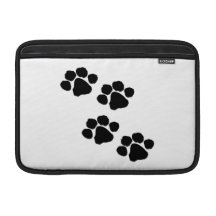 Impresiones animales de la pata funda para macbook air