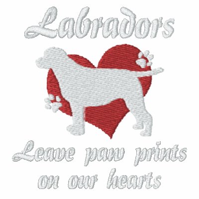 Impresiones de la pata de la licencia de Labradors Impresiones de la pata de la licencia de Labradors