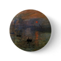 Impression, Sunrise by Claude Monet Pin