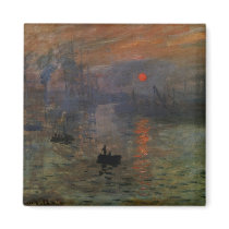 Impression, Sunrise by Claude Monet Refrigerator Magnets