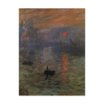Impression, Sunrise by Claude Monet Postcard