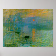 Impression Sunrise, Claude Monet Print