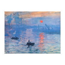Impression Sunrise Gallery Wrapped Canvas