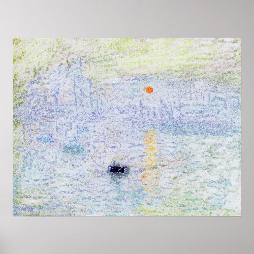 impression sunrise print