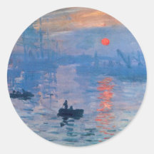 Impression Sunrise Round Sticker