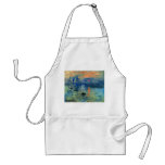Impression Sunrise, Soleil Levant, Claude Monet aprons
