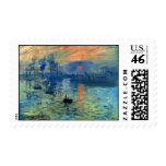 Impression Sunrise, Soleil Levant, Claude Monet Stamps
