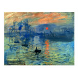 Impression Sunrise, Soleil Levant, Claude Monet Post Cards