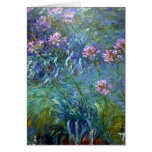 Impressionism Pink Flowers Card