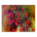 Impressionism Red Bougainvillea Poster posters by LorrieM Impressionism Red Bougainvillea Poster posters