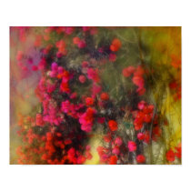 Impressionism Red Bougainvillea Poster posters by LorrieM Impressionism Red Bougainvillea Poster posters