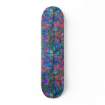 Impressionist Circuit Board Skateboard Deck