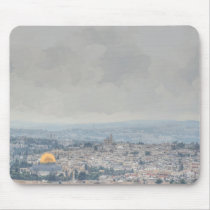 Impressionist Dome of the Rock mousepads