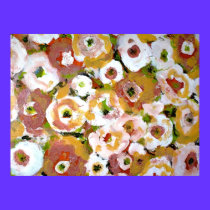 Impressionist Flowers Poster posters