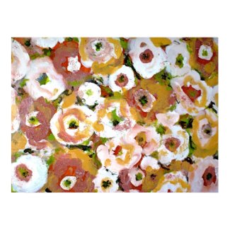 IMPRESSIONIST FLOWERS POSTER print