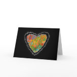 Impressionist Heart Valentine Love Romance Card
