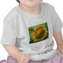 Impressionist Sunflower Face t-shirts